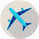 Flugzeug Transport Fahrzeug Icon