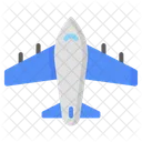 Flugzeug Transport Fahrzeug Icon