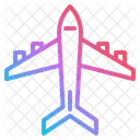 Flugzeug Flug Transport Icon