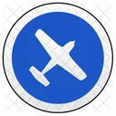 Flugzeug  Symbol