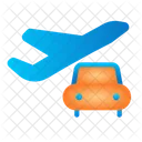 Flugzeuge Transport Fahrzeug Symbol