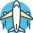 Flugzeug Flugzeug Verkehrsflugzeug Icon