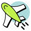 Flugzeug Flugzeug Gerostet Symbol