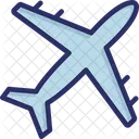 Flugzeug Flugzeug Verkehrsflugzeug Icon