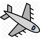 Ankunft des Flugzeugs  Symbol