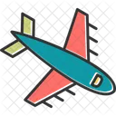 Ankunft des Flugzeugs  Symbol