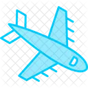 Ankunft des Flugzeugs  Symbol