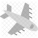 Ankunft des Flugzeugs  Symbol