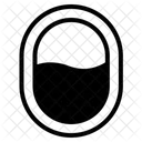 Flugzeugfenster  Symbol