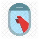 Flugzeugfenster Flug Flugzeugsitz Symbol