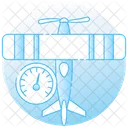 Flugzeuggeschwindigkeit Flugzeuggeschwindigkeit Symbol