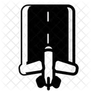 Flugzeuglandung  Symbol