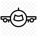 Flugzeug Landung  Symbol