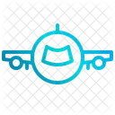 Flugzeug Landung  Symbol