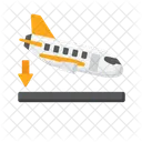 Flugzeuglandung  Symbol