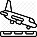 Flugzeuglandung  Symbol