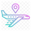 Flugzeuglieferung  Symbol