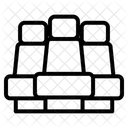Flugzeugsitz Flug Flugzeug Fenster Symbol