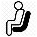 Flugzeugsitz Symbol