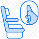 Flugzeugsitz Flugzeugsitz Flug Symbol