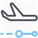 Flugzeugstandort  Symbol