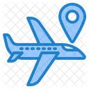 Flugzeugstandort Flugzeug Reisen Symbol