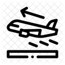 Flugzeugstart Flugzeug Abheben Symbol
