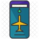 Flugzeugticket Symbol