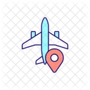 Flugzeugtransport  Symbol