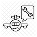 Flugzeugwartung  Symbol