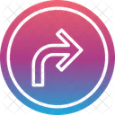 Fluido Flecha Girar Icon