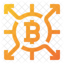 Flujo De Bitcoin Bitcoin Afiliado Icono