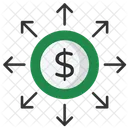 Flujo De Dinero Icono
