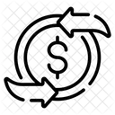 Flujo de fondos  Icono