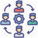 Gestion Del Flujo De Trabajo Flujo De Trabajo Empresarial Automatizacion Del Flujo De Trabajo Icono