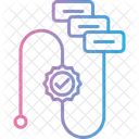 Flujo De Trabajo Diagrama De Flujo Jerarquia Icono