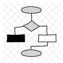 Ilustracion De Flujo De Trabajo De Medio Tono Negro Flujo De Trabajo Jerarquia Icono