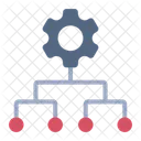 Flujo De Trabajo Estructura Proceso Icon