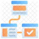 Flujo De Trabajo Diagrama De Flujo Proceso Icon