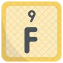 Flúor  Icono