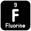 Fluor Quimica Tabela Periodica Ícone