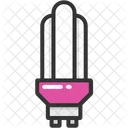 Fluorescent Bulb Tube Icon