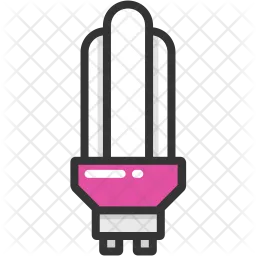Fluorescent Bulb  Icon