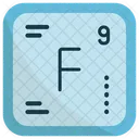 Fluorine Chemistry Periodic Table Icon