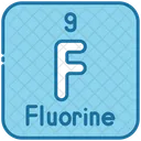 Fluorine Chemistry Periodic Table Icon