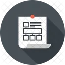 Flussdiagramm Workflow Sticky Symbol