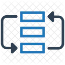 Fluss Flussdiagramm Projekt Symbol