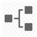 Flussdiagramm Hierarchie Organisation Symbol