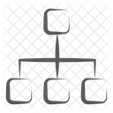 Flussdiagramm Workflow Datenfluss Icon