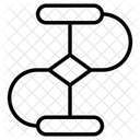 Flussdiagramm Prozess Fluss Symbol